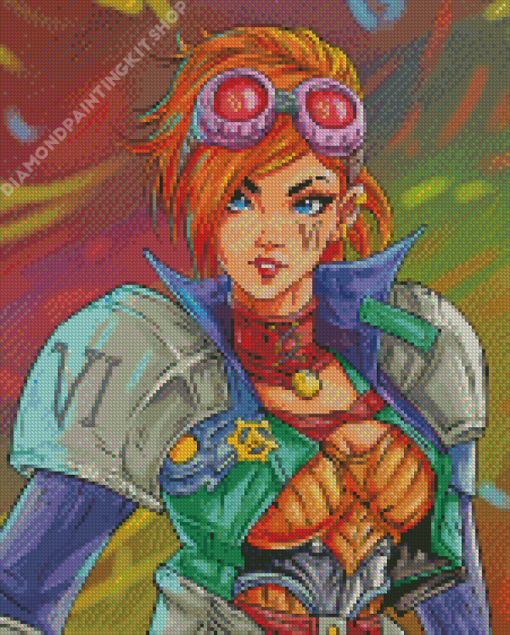 Aesthetic Female Pilot Diamond Painting