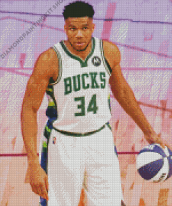 Aesthetic Giannis Diamond Painting