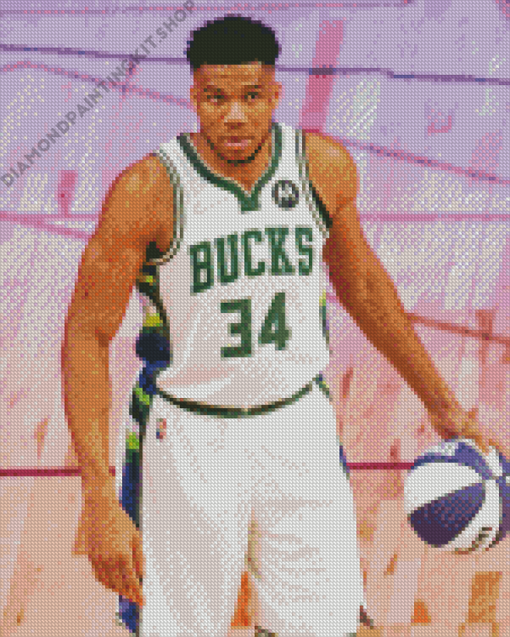 Aesthetic Giannis Diamond Painting