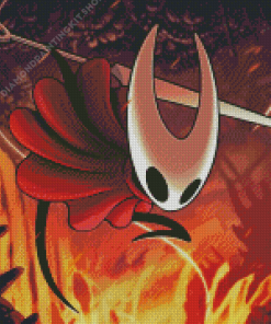 Aesthetic Hollow Knight Hornet Diamond Painting