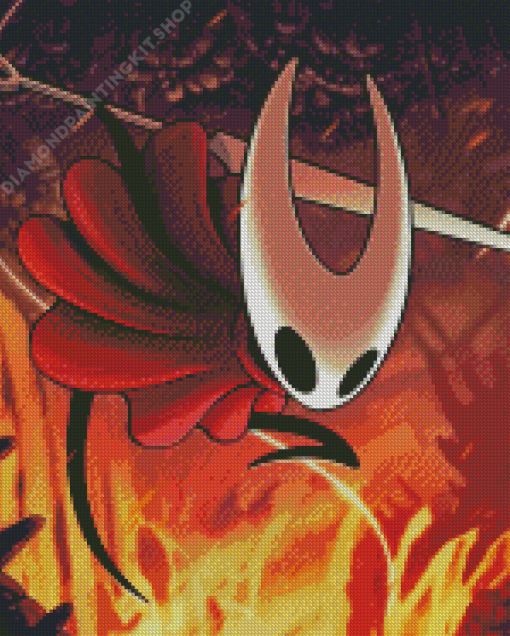 Aesthetic Hollow Knight Hornet Diamond Painting