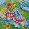 Aesthetic Huitzilopochtli Diamond Painting