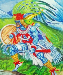 Aesthetic Huitzilopochtli Diamond Painting