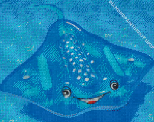 Aesthetic Manta Ray Diamond Painting