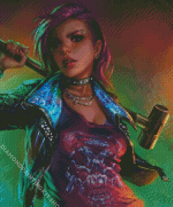 Aesthetic Punk Girl Diamond Painting