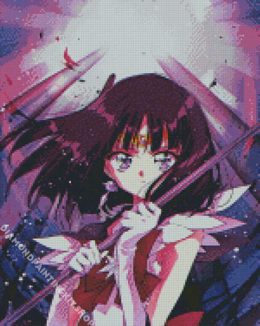 Aesthetic Sailor Saturn Diamond Painting