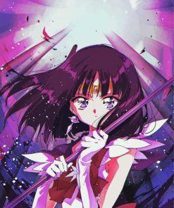 Aesthetic Sailor Saturn Diamond Painting