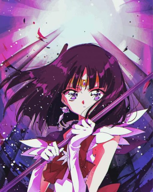 Aesthetic Sailor Saturn Diamond Painting