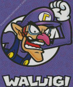 Aesthetic Waluigi Diamond Painting