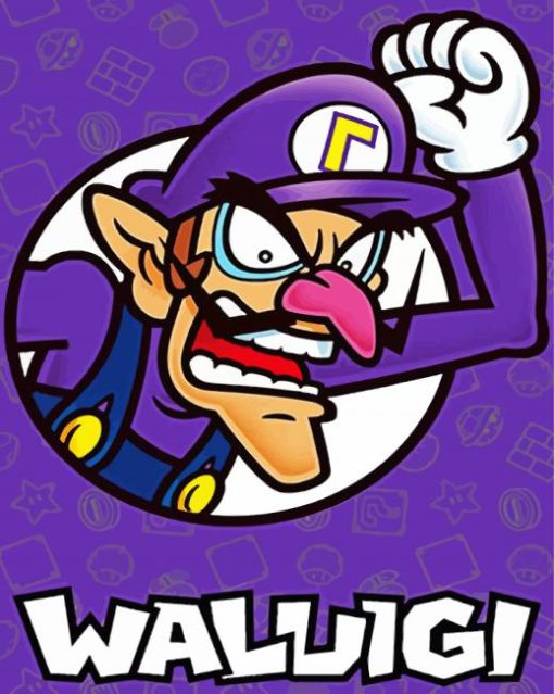 Aesthetic Waluigi Diamond Painting