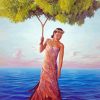 Aesthetic Beautiful Female Tree Diamond Painting