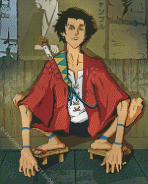 Aesthetic Samurai Champloo Diamond Painting