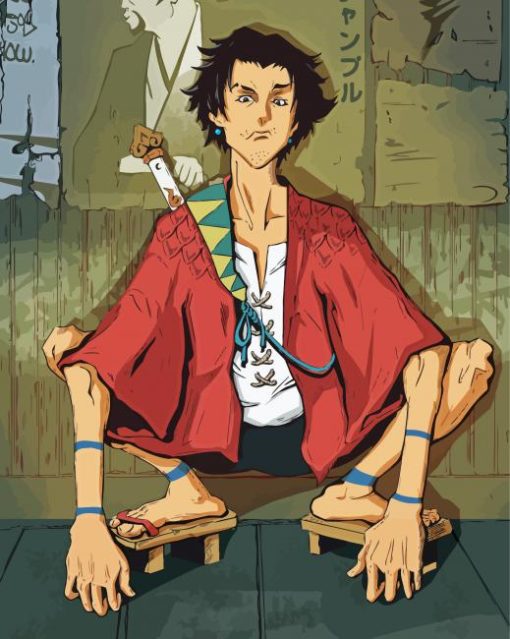 Aesthetic Samurai Champloo Diamond Painting