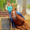 Barrel Racing Diamond Painting