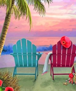 Beach Chairs Diamond Painting