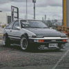 Black And White Toyota AE86 Diamond Painting