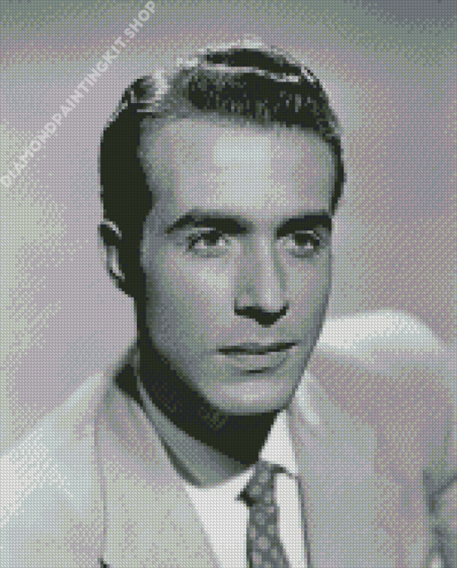 Black And White Ricardo Montalban Diamond Painting