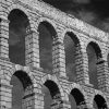 Black And White Roman Aqueduct Diamond Painting