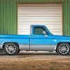 Blue C10 Chevy Truck Diamond Painting