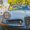 Blue Vintage Car Italy Diamond Painting