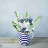 Blue And White Lilies In Jug Diamond Painting