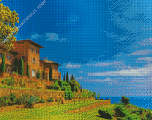 Chateau Volterra Diamond Painting