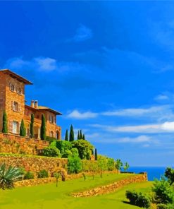 Chateau Volterra Diamond Painting