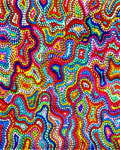 Colorful Aboriginal Art Diamond Painting