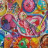 Colorful Ice Cream Diamond Painting