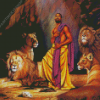 Cool Daniel In The Lions Den Diamond Painting