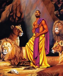 Cool Daniel In The Lions Den Diamond Painting