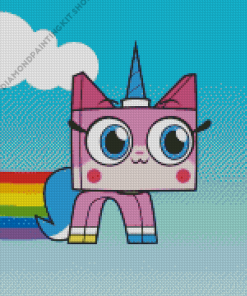 Cool Unikitty Diamond Painting