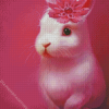 Cute Pink Rabbit Diamond Painting