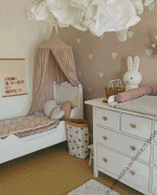 Cute Baby Room Diamond Painting