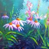 Echinacea Art Diamond Painting