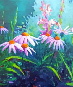 Echinacea Art Diamond Painting