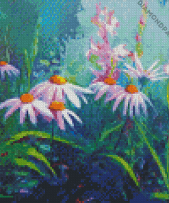 Echinacea Art Diamond Painting