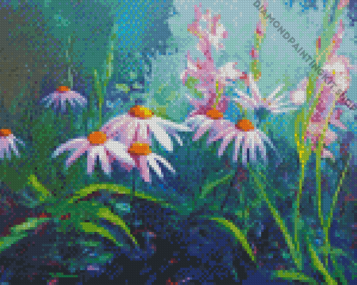 Echinacea Art Diamond Painting