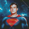 George Reeves Superman Character Diamond Painting