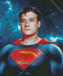 George Reeves Superman Character Diamond Painting