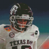 Texas AM Aggies Football Team Player Diamond Painting