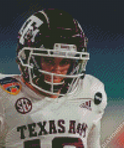 Texas AM Aggies Football Team Player Diamond Painting