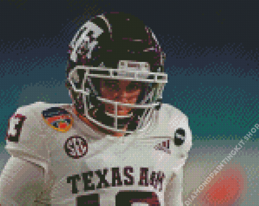 Texas AM Aggies Football Team Player Diamond Painting