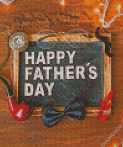 Fathers Day Quote Diamond Painting