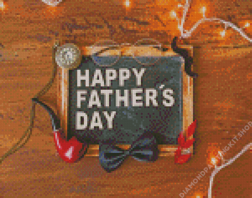 Fathers Day Quote Diamond Painting