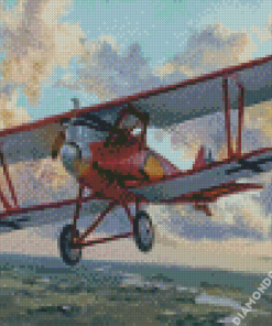 Fighter Plane Diamond Painting