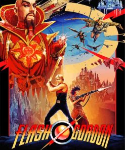 Flash Gordon Poster Diamond Painting