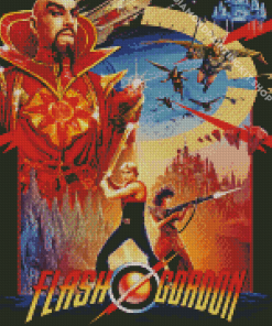 Flash Gordon Poster Diamond Painting