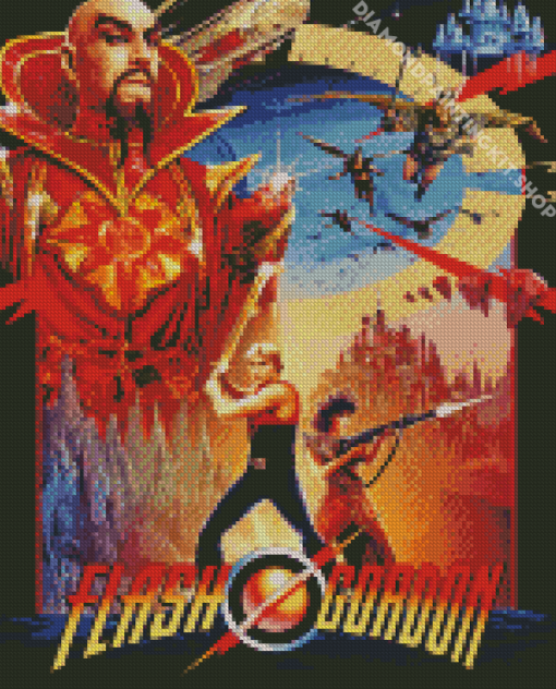 Flash Gordon Poster Diamond Painting