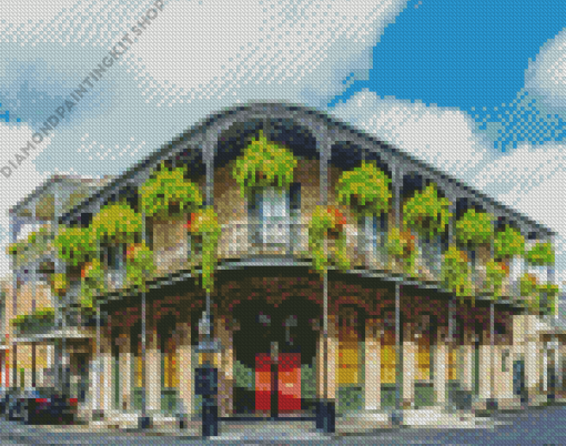 French Quarter New Orleans Diamond Painting